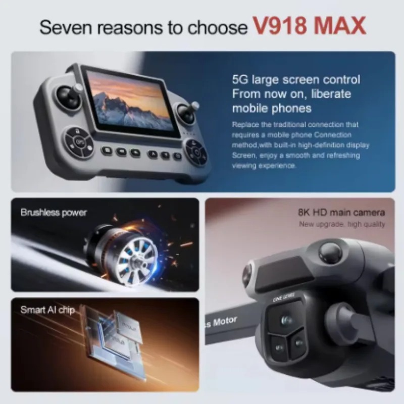 V918 Max GPS Laser Obstacle Av - Drone Gimbal 3 Axis review and price