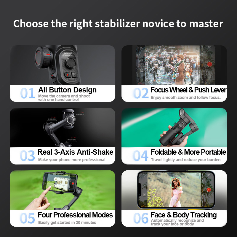 AOCHUAN 3-Axis Handheld Gimbal - Drone Gimbal For Gopro review and price